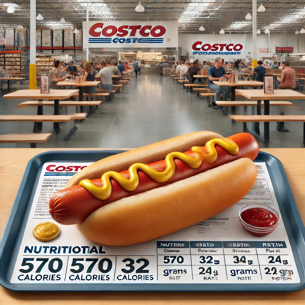 Costco hot dog calories and nutrition