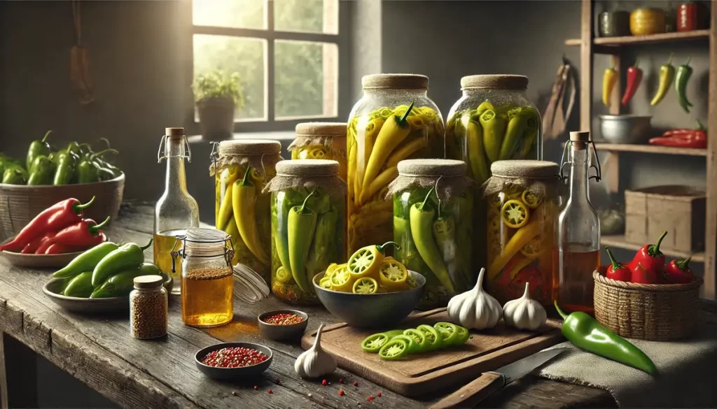 pickled banana peppers